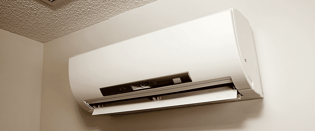 A ductless mini-split in a Los Angeles home after Brody Pennell performed ductless mini-split services.
