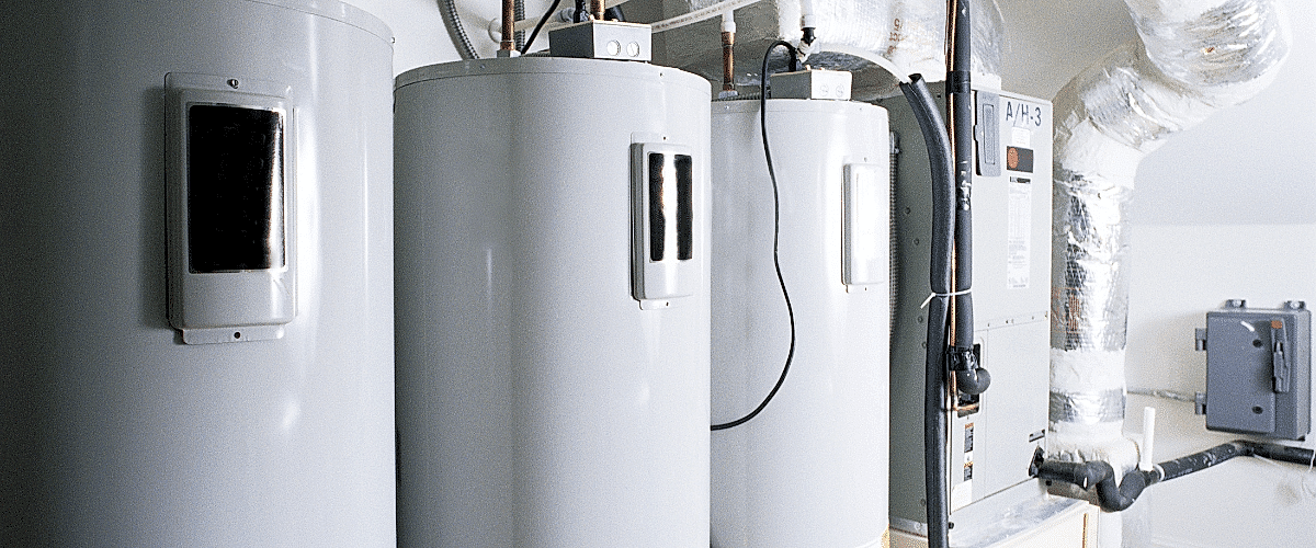 Tank water heaters after a home got water heater installation services in Los Angeles, CA from Brody Pennell.